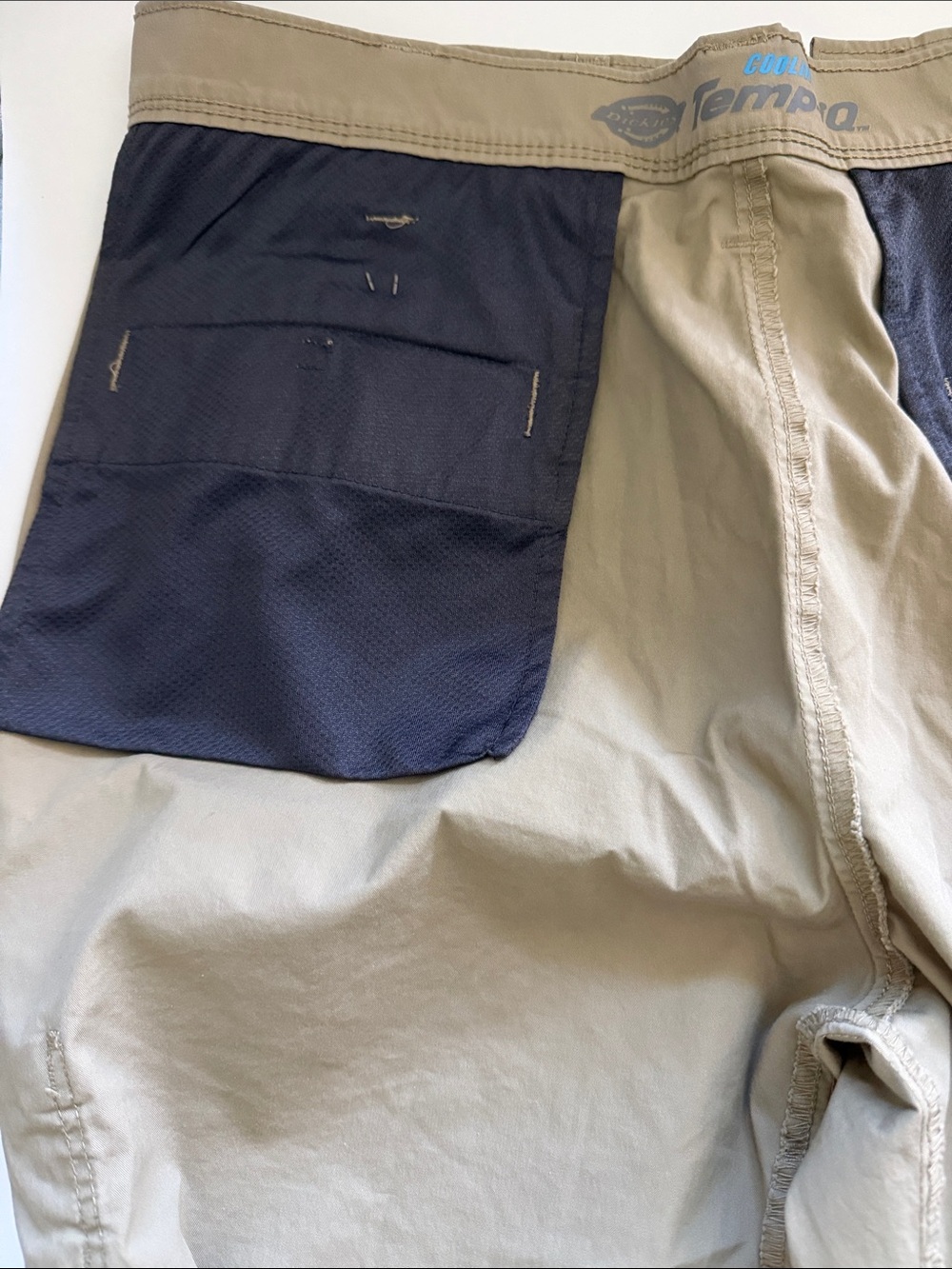 Dickies Khaki Cooling Temp IQ Cargo Short Size 34 - Picture 14 of 15